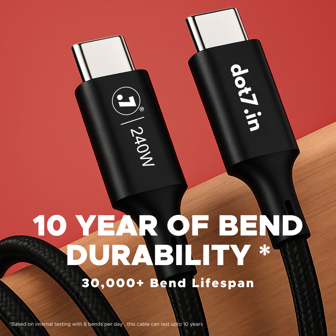 India’s 240W HyperCharge Cable – Max Power, Zero Limits